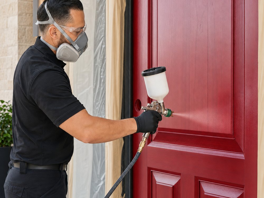 Door Painting — Houston, TX door refinishing & restoration