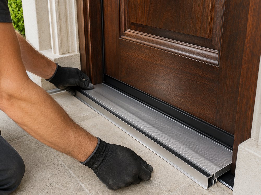 Threshold Replacement — Houston, TX door refinishing & restoration