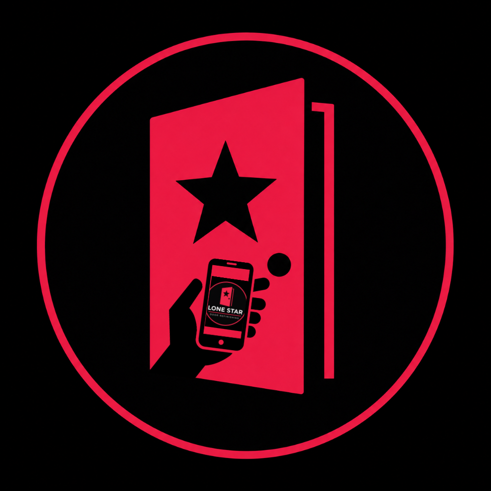 Call or text Lone Star Door Refinishing